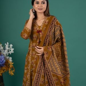 Elegant Cotton Three-Piece