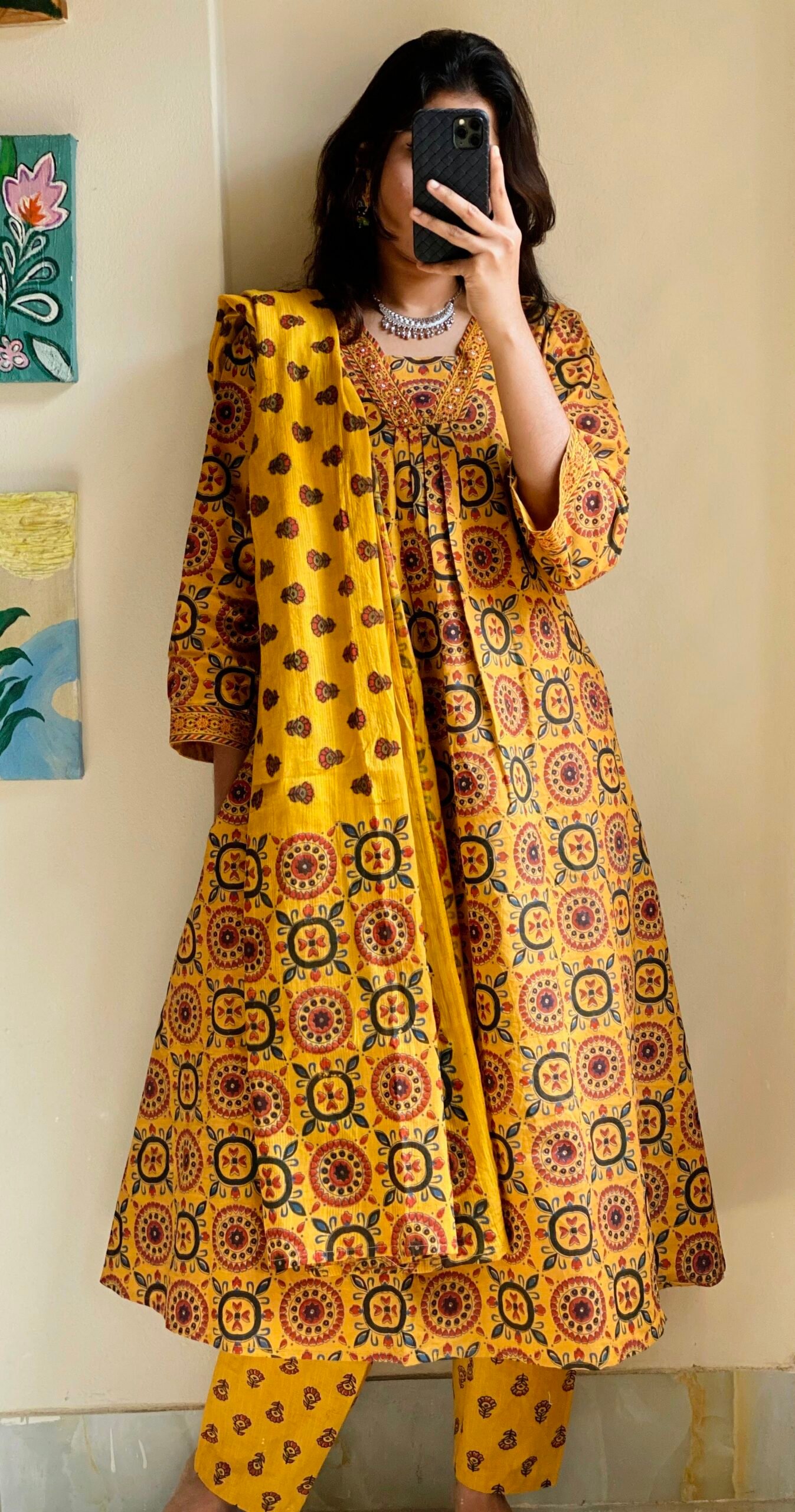 Elegant Cotton Three-Piece