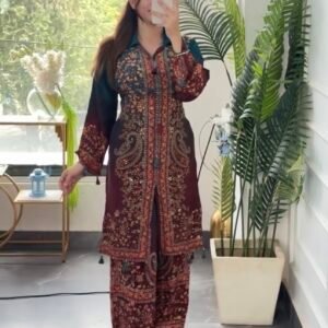 Natural crape smart two piece cordset